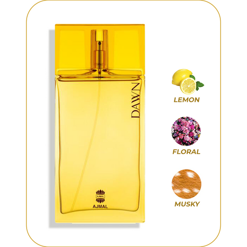 AJMAL Dawn - Perfume para Mujer | Eau de Parfum 90 ml / 3.0 oz | Inspirado en Chanel Chance Eau Tendre | Fragancia Floral, Fresca y Suave