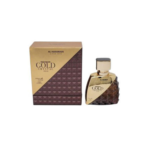 AL HARAMAIN PARA HOMBRE GOLD CRISTAL OUDH 3.3 OZ EXTRAIT DE PARFUM