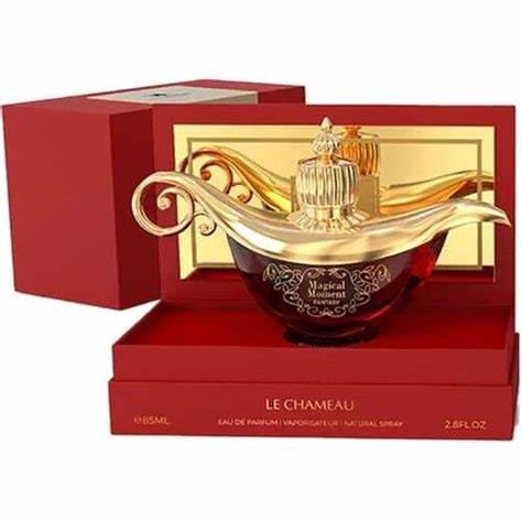 LE CHAMEAU Magical Moment Fantasy - Perfume Unisex | Eau de Parfum 85 ml (2.8 oz) | Fragancia Ambarada, Dulce y Envolvente