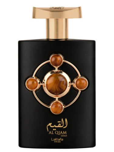 LATTAFA - PERFUME PARA CABALLERO LATTAFA AL QIAM GOLD  3.4 OZ 100 ML EDP