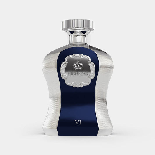 AFNAN Highness VI Blue - Perfume Unisex | Eau de Parfum 100 ml / 3.4 oz | Inspirado en Bleu de Chanel | Fragancia Amaderada, Especiada y Elegante
