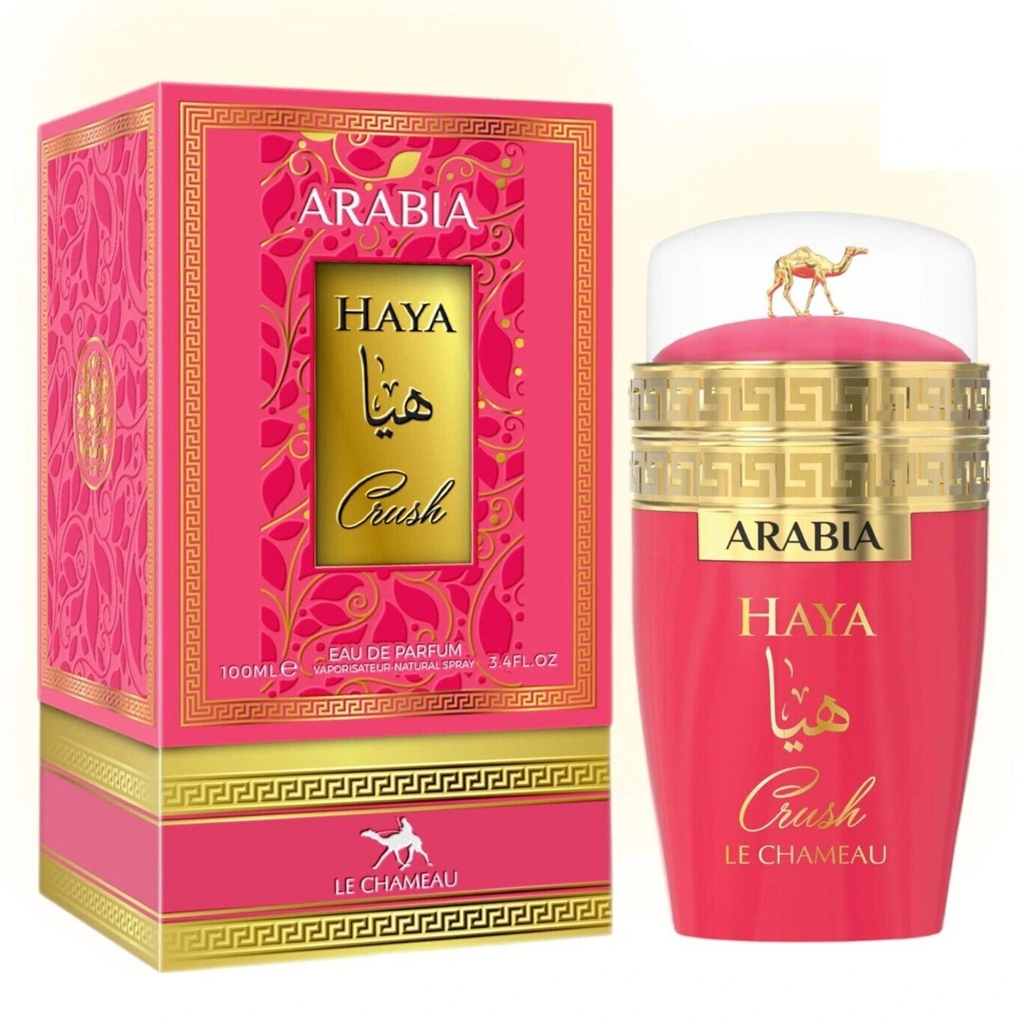 LE CHAMEAU Arabia Haya Crush - Perfume para Mujer | Eau de Parfum 100 ml (3.4 oz) | Fragancia Floral, Dulce y Aterciopelada