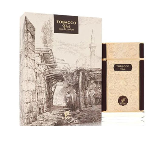 AFNAN TOBACCO RUSH UNISEX 2.7 OZ EDP SP