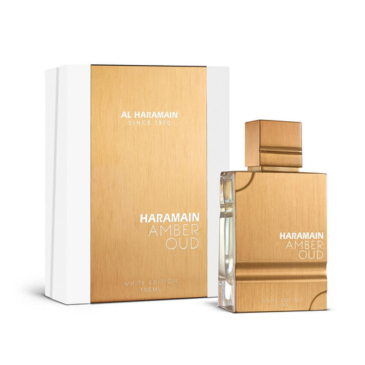 AL HARAMAIN Amber Oud White - Perfume para Mujer | Eau de Parfum 60 ml (2.0 oz) | Fragancia Ambarada, Floral y Sofisticada